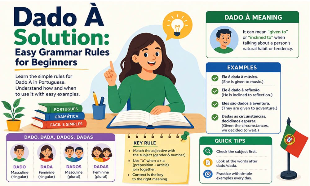 Dado À Solution: Easy Grammar Rules for Beginners